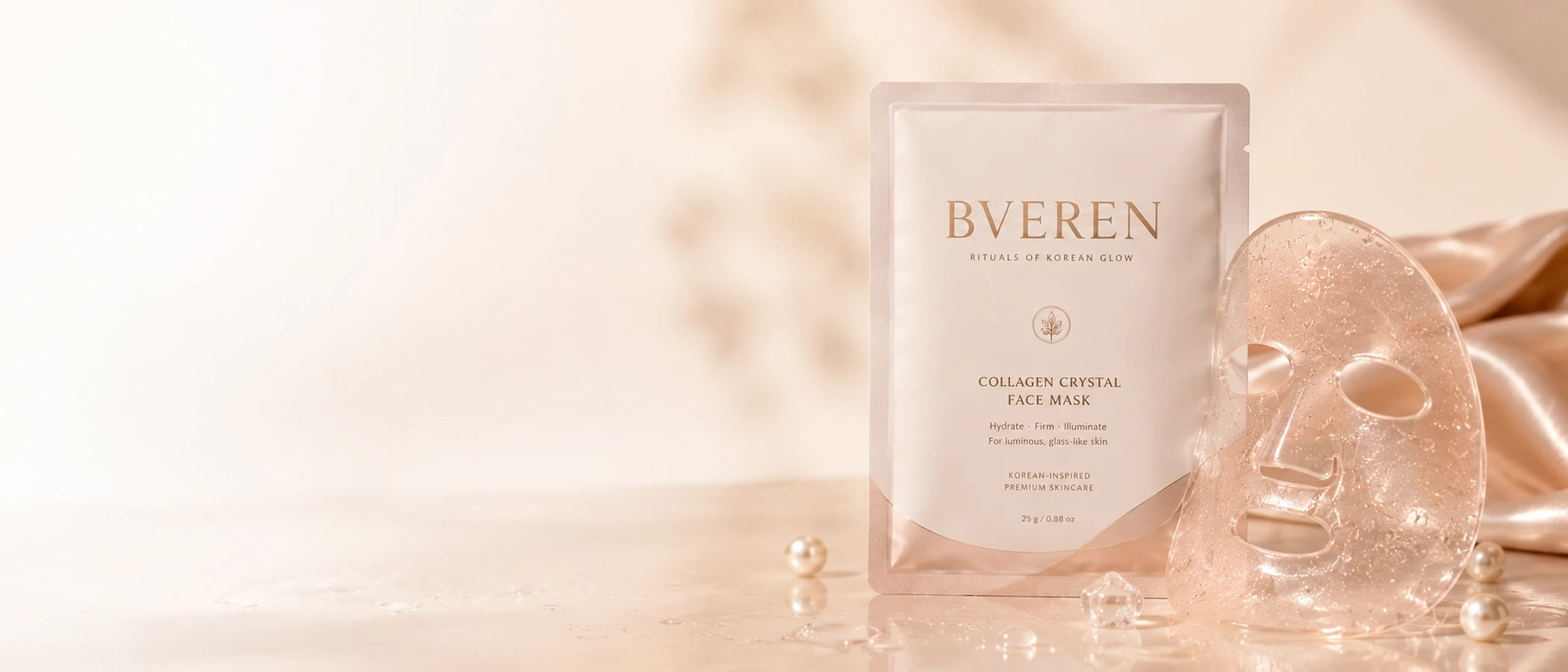 Experience the BVEREN Collagen Crystal Face Mask difference.