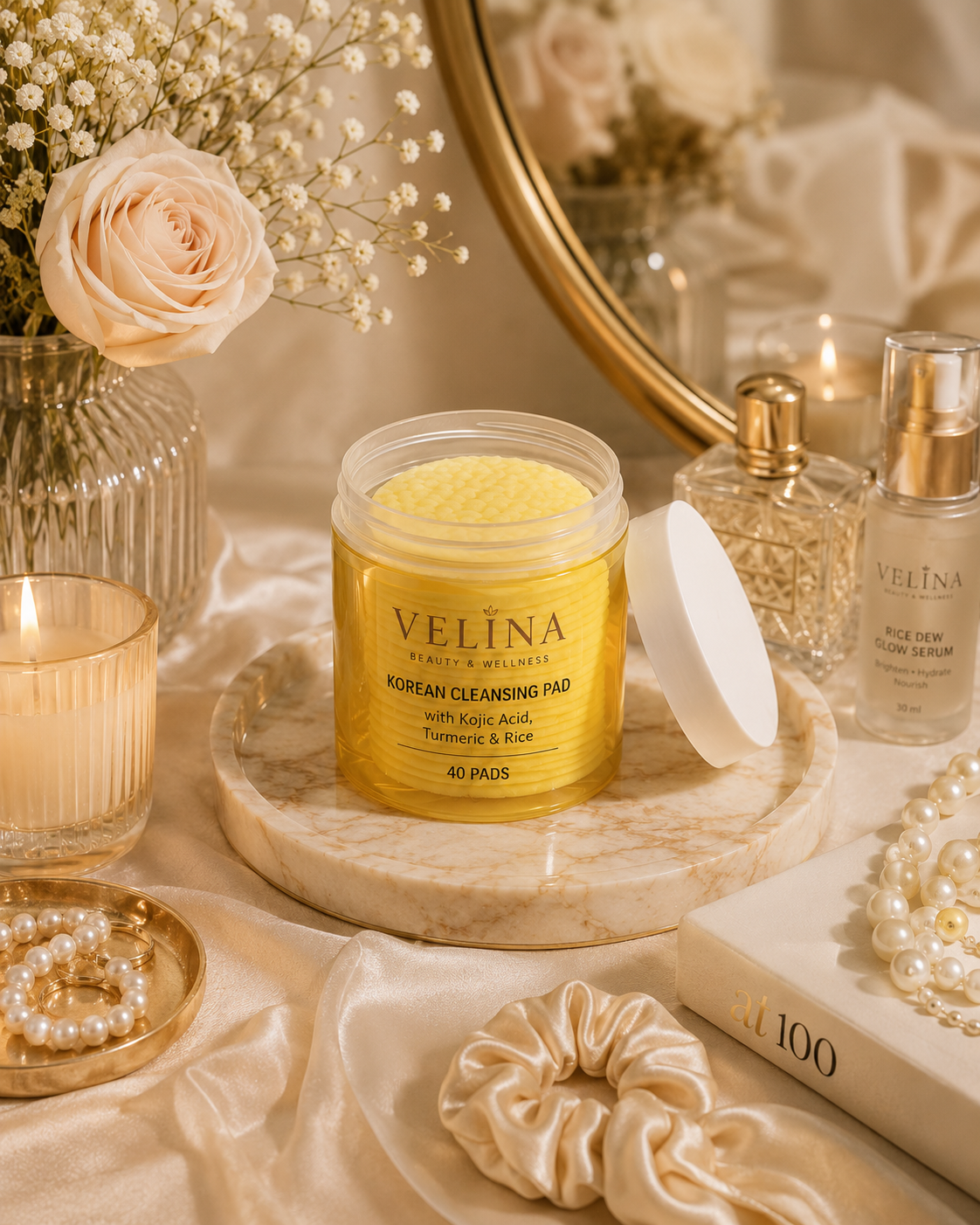 VELINA Glow Reset Cleansing Pads
