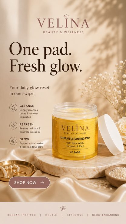 VELINA Glow Reset Cleansing Pads
